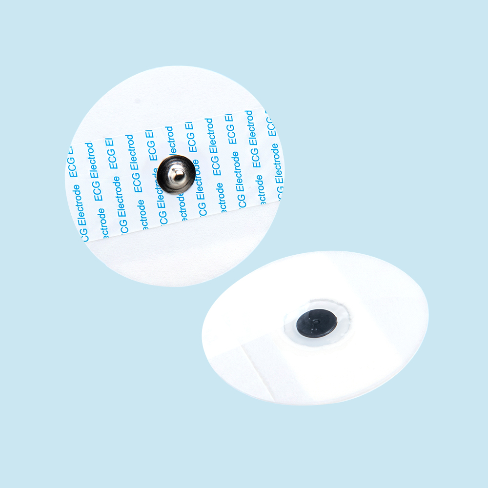 Φ50mm使い捨てラウンドフォームスナップECG電極EKGモニターパッド