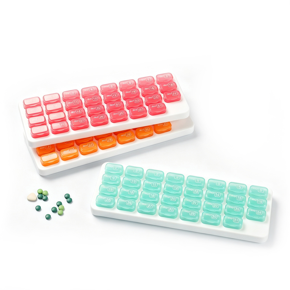 31 日間キーボード型ピルボックス