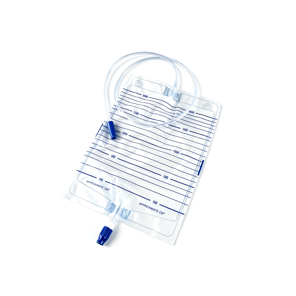 1000ml/1500ml/2000ml 精密医療グレードの漏れ防止設計尿バッグ、ネジバルブ付き